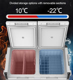 Frozen Dual Zone 12V Portable Fridge/Freezer 95L