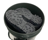 Game On Waterproof Storage Bucket with Top Swiveling Seat