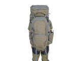 Manitoba Expedition Olive 75L+ Carbon Frame Pack
