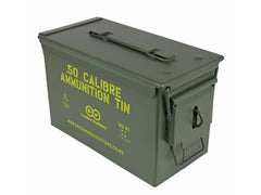 Lockable .50 cal Ammunition Tin