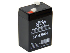 Outdoor Outfitters 6V 4.5AH Rechargeable Battery