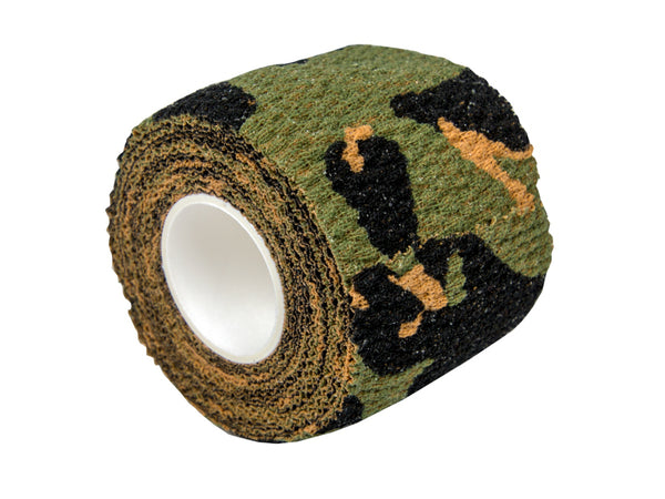 Game On Self Clinging Wrap Tape - Woodland Camo