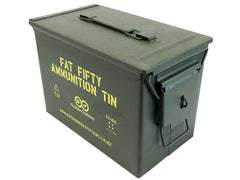 OO Fat Fifty Ammunition Tin with Padlock Latch *Brand New*
