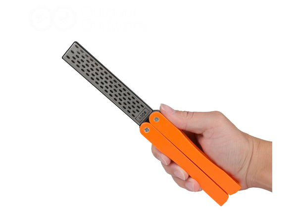Outdoor Outfitter Double Sided Folding Sharpener | Orange