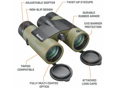 Bushnell Prime 10x42 Slate Green Binoculars with Vault Caddy