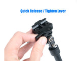 Accu-Tech Tactical Quick-Detach Bipod: 7-10"
