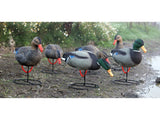 Game On Magnum Mallard 20" Field Decoys 6-Pack: 4 Hens & 2 Drakes