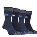 Storm Bloc Mens Perform Boot Socks 6-11 | Blue 4 Pack
