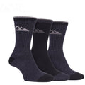 Storm Bloc Womens Marl Boot Socks 3 Pack | Black