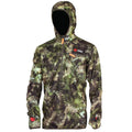 Stoney Creek Microplus Hoodie with Half Zip: Tuatara Forest Camo