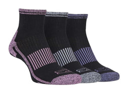 Storm Bloc Womens Breathable Ankle Trainer Socks 4-8 | Fluro 3 Pack