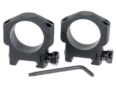 Ranger Tactical Low Profile Rings: 30mm, Weaver/Picatinny