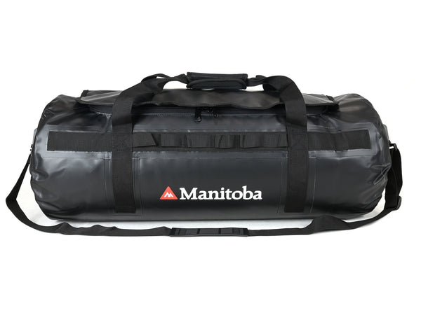Manitoba 45L Gear Bag - Waterproof Travel Backpack/Duffle Bag | Black