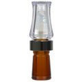 Buck Gardner Mallard Hammer Duck Call | Double Reed Poly Clear Bourbon