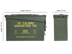 OO 30Cal V2 & 50Cal Lockable Ammunition Tin Combo