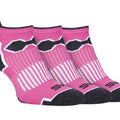 Storm Bloc Womens Breathable Padded Trainer Socks 4-8 | Fluro 3 Pack