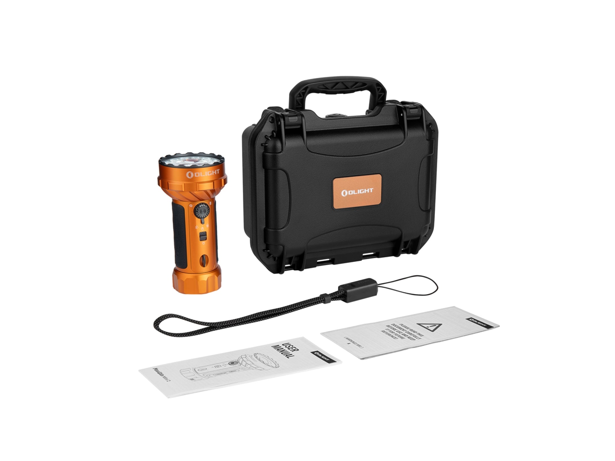 Olight Marauder Mini 2 Torch 10000 Lumens Rechargeable - Orange