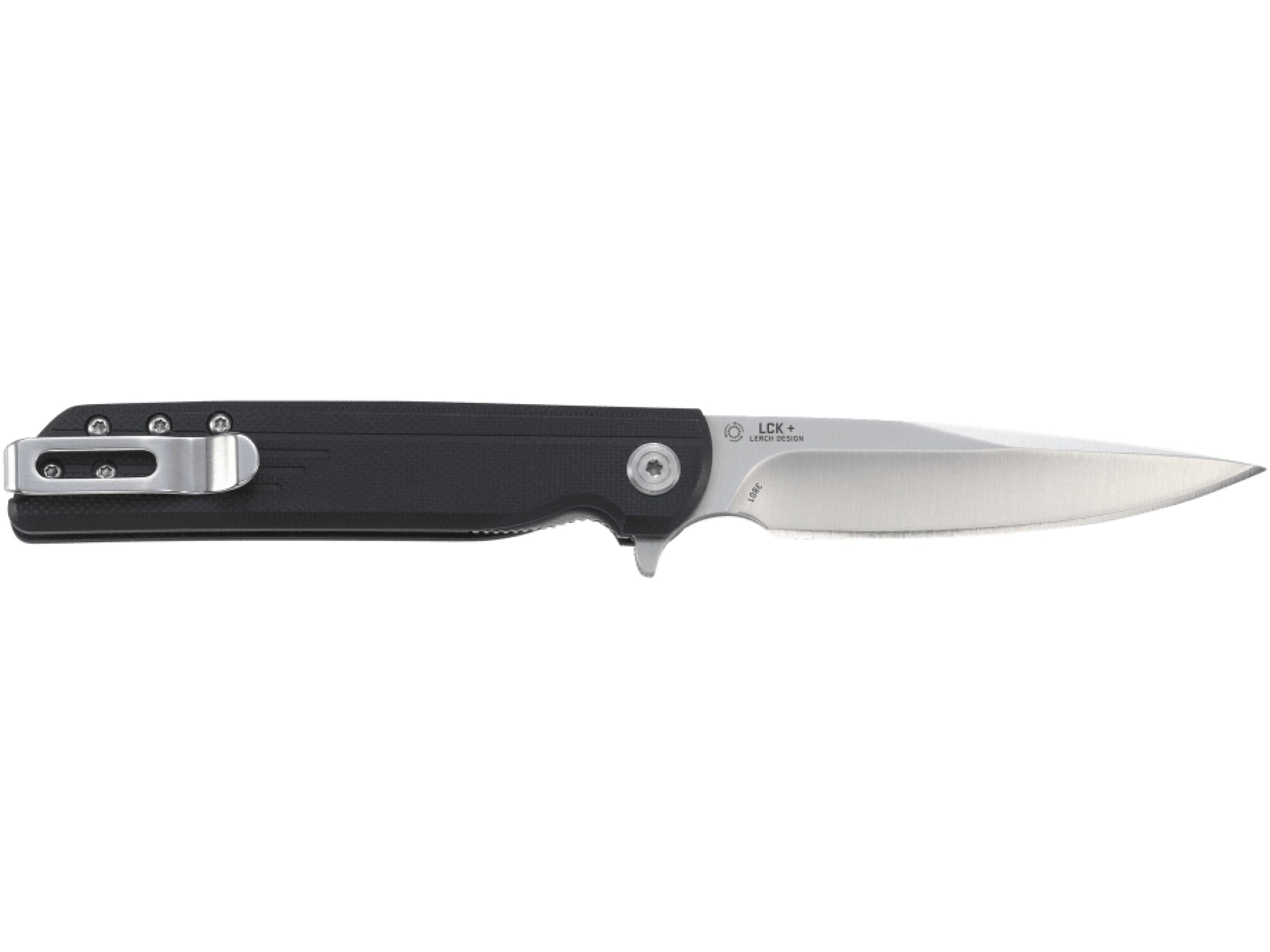 CRKT LCK Plus Drop Point Folding Knife 84mm | Satin