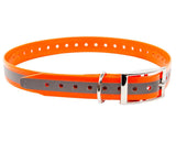Outdoor Outfitters Dog Collar Hi-Viz Orange with Reflector Strip