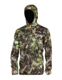 Stoney Creek Microplus Hoodie with Half Zip: Tuatara Forest Camo