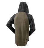 Hunters Element Whakarapu Long Sleeve Top with Hood: Green/Black