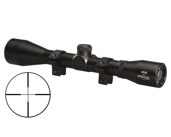 Stealth Scope 4x40 Duplex with Rings