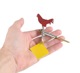 Fun Target Dual Airgun Rooster Spinner Target