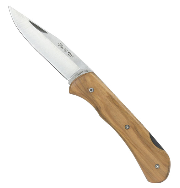 Miguel Nieto Folding Knife Wolf Olive Handle | 8 cm