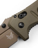 Benchmade Adams G10 Knife | OD Green