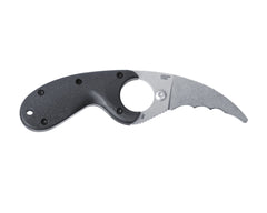 CRKT Kommer Bear Claw Veff Serrated Fixed Knife | Black