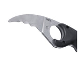 CRKT Kommer Bear Claw Veff Serrated Fixed Knife | Black