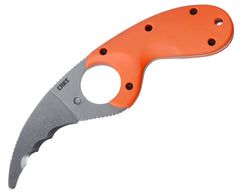 CRKT Kommer Bear Claw Veff Serrated Fixed Knife | Orange