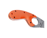 CRKT Kommer Bear Claw Veff Serrated Fixed Knife | Orange