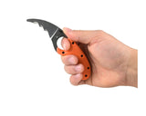CRKT Kommer Bear Claw Veff Serrated Fixed Knife | Orange