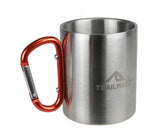 Trailmate Stainless Insulated Mug 300ml | Carabiner Clip Handle