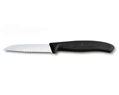 Victorinox Swiss Classic 8cm Black Pairing Knife | Cerated Edge