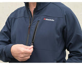 Manitoba Soft Shell Fleece Lined Team Jacket V2: Navy