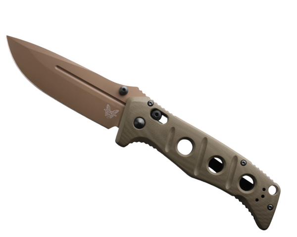 Benchmade Mini Adams G10 Knife | OD Green