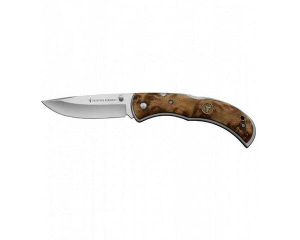 Hunters Element Classic Series Knife: Folding Drop Point