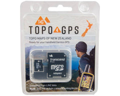 TOPO 4 GPS Maps: New Zealand Hunter: For Garmin GPS (microSD)