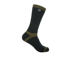 DexShell Trekking Waterproof Socks: Black/Olive